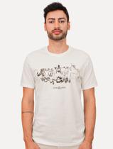 Camiseta John John Masculina Regular City Map Off-White