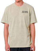 Camiseta John John Masculina Relaxed Snake Bone Cinza Claro