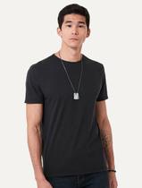 Camiseta John John Masculina Slim Ben Black Preto Mescla