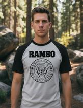 Camiseta John Rambo First Blood 1982 Plus Size Camiseta John Rambo First Blood 1982 Plus Size
