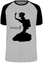 Camiseta Johnny 5 robô Blusa Plus Size extra grande adulto ou infantil