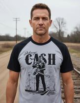 Camiseta Johnny Cash Classic Plus Size Camiseta Johnny Cash Classic Plus Size