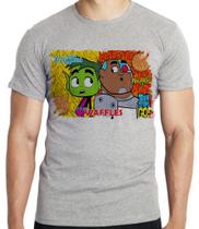 Camiseta Jovens Titãs waffles Blusa criança infantil juvenil adulto camisa tamanhos Camiseta Jovens Titãs waffles Blusa criança infantil juvenil adulto camisa tamanhos