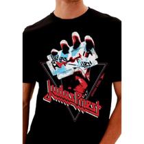 Camiseta Judas Priest Banda de Rock British Steel OF0081 BRC