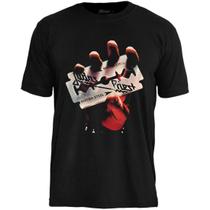 Camiseta Judas Priest British Steel - Stamp