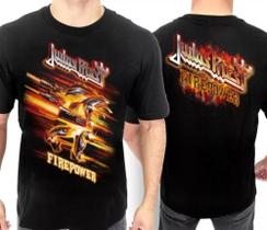 Camiseta Judas Priest Firepower Blusa Oficial Banda de Rock Licenciado Of0078 BM - Bandas
