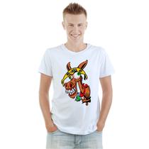 Camiseta Jumento Louco Camisa Personalizada Blusa Adulto Algodão com Poliéster