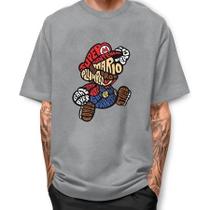 Camiseta JUMP MARIO Basica Street wear Fio 30.1 Algodao Camisa JJ1