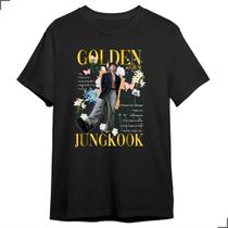 Camiseta Jungkook Golden Maknae Integrante Bts Kpop Boy Fã