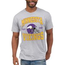 Camiseta Junk Food Clothing x NFL Minnesota Vikings Helmet