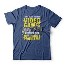 Camiseta Just Play Videogames Studio Geek