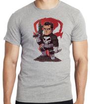 Camiseta Justiceiro Blusa criança infantil juvenil adulto camisa todos tamanhos