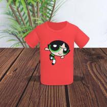 Camiseta Juvenil as meninas super poderosa Florzinha