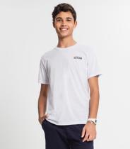 Camiseta Juvenil Em Meia Malha Minty Branco