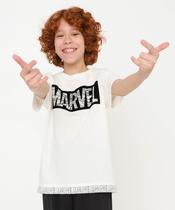 Camiseta Juvenil Estampada Marvel Tam 10 a 16 Off Whit-56023