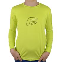 Camiseta Juvenil Freesurf Lycra UV50+ ML Verde - 131303