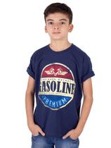 Camiseta Juvenil Gasoline Marinho