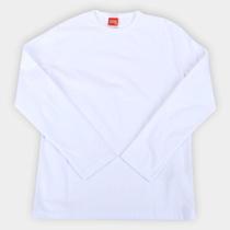 Camiseta Juvenil Kyly Manga Longa Básica Masculina