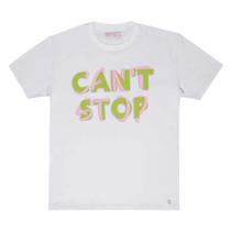 Camiseta juvenil m/c menina dway cant stop overside meia malha Camiseta juvenil m/c menina dway cant stop overside meia malha