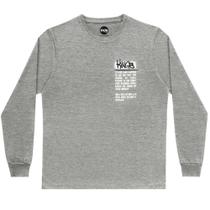 Camiseta Juvenil Manga Longa Masculina Teen Inverno Menino