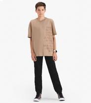 Camiseta Juvenil Masculina em Meia Malha Minty Marrom Camiseta Juvenil Masculina em Meia Malha Minty Marrom