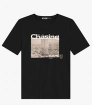 Camiseta Juvenil Masculina em Meia Malha Minty Preto Camiseta Juvenil Masculina em Meia Malha Minty Preto