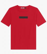 Camiseta Juvenil Masculina em Meia Malha Minty Vermelho Camiseta Juvenil Masculina em Meia Malha Minty Vermelho