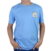 Camiseta Juvenil Menino Balboa Manchester City Azul 14645