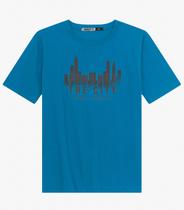 Camiseta Juvenil Menino em Meia Malha Minty Azul Camiseta Juvenil Menino em Meia Malha Minty Azul