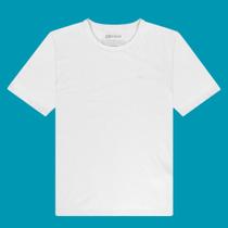 Camiseta Juvenil Menino Fico em Algodão Branca