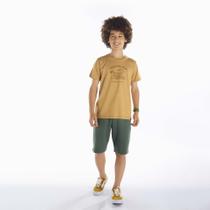 Camiseta Juvenil Menino - Marrom - 52455-922 Camiseta Juvenil Menino - Marrom - 52455-922