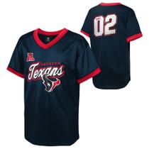 Camiseta Juvenil Mesh Gola V Houston Texans NFL Outerstuff Camiseta Juvenil Mesh Gola V Houston Texans NFL Outerstuff