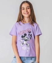 Camiseta Juvenil Mickey Tam 06 a 14 Lilás-91076 Camiseta Juvenil Mickey Tam 06 a 14 Lilás-91076