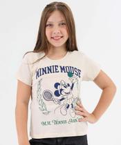 Camiseta Juvenil Minnie Disney Tam 10 a 16 Bege-91066 Camiseta Juvenil Minnie Disney Tam 10 a 16 Bege-91066