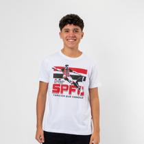 Camiseta Juvenil Oficial São Paulo Torcida Que Conduz