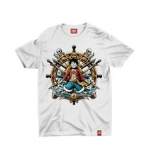 Camiseta Juvenil One Piece - Branco Camiseta Juvenil One Piece - Branco