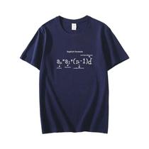 Camiseta Juvenil Para Estudantes De Matemática, Física, Ciências, Engenharia, Algodão Puro, Corte