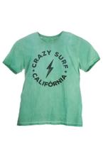Camiseta Juvenil Surf Verde Mini Us