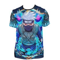 Camiseta Kakashi Naruto Anime 3d Top Full