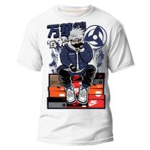 Camiseta Kakashi Streetwear Estilo Anime + Cultura Sneaker