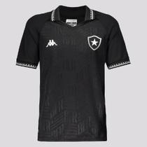 Camiseta Kappa Botafogo Kombat Away II Player 2021 Masculina - Preta