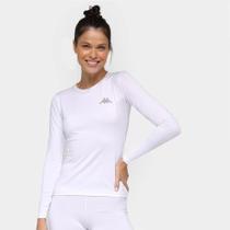 Camiseta Kappa Térmica Grip Manga Longa Feminina