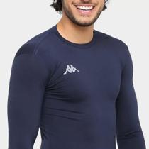 Camiseta Kappa Térmica Grip Manga Longa Masculina