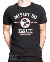 Camiseta Karatê Kid Mestre Miyagi Cobra Kai Camisa Filme - king of Geek