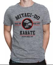 Camiseta Karatê Kid Mestre Miyagi Cobra Kai Camisa Filme - king of Geek