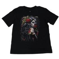 Camiseta Katrina Caveira Mexicana Adulto Plus Size Hcd453 RCH Camiseta Katrina Caveira Mexicana Adulto Plus Size Hcd453 RCH
