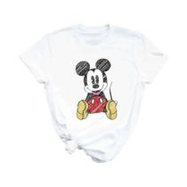 Camiseta Kawaii De Mickey, Minnie E Pato Donald Da Disney, Estilo Harajuku, Fofa, Feminina.