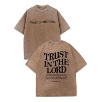 Camiseta KEEVICI Boys Christian Jesus Faith Trust in The Lord