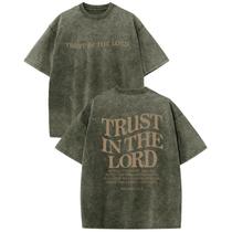Camiseta KEEVICI Boys Christian Jesus Faith Trust in The Lord