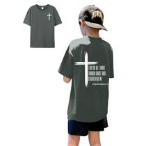 Camiseta KEEVICI Boys God Jesus Cross Faith Bible Verse 5-6Y Camiseta KEEVICI Boys God Jesus Cross Faith Bible Verse 5-6Y